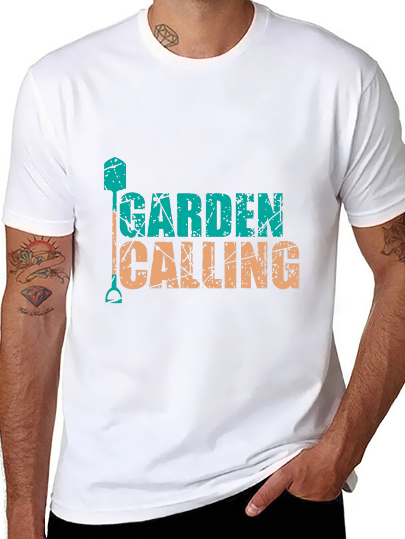 Garden Calling Black Tee