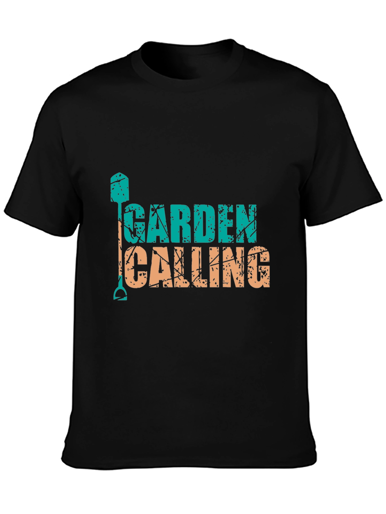 Garden Calling Black Tee