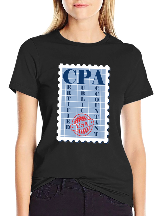 CPA Accountant Graphic Stamp T-Shirt
