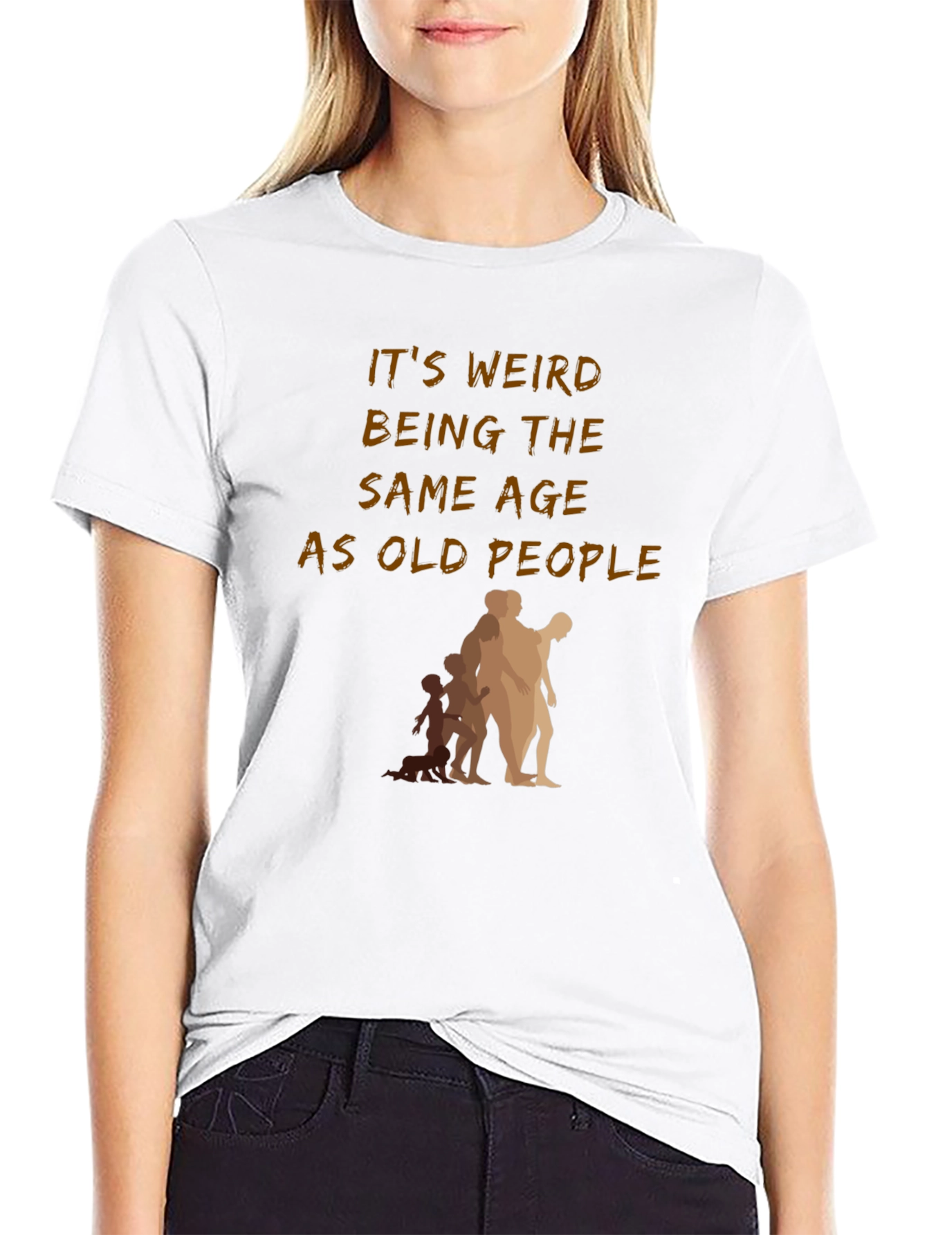 Funny Old People Graphic T-Shirt