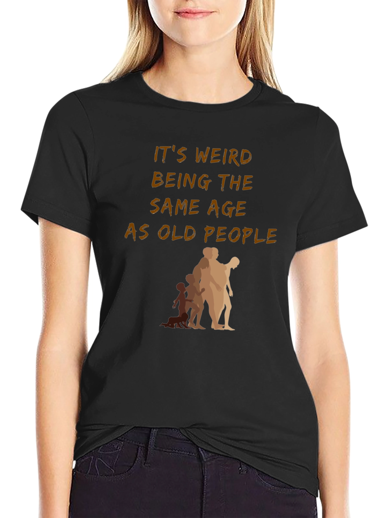 Funny Old People Graphic T-Shirt