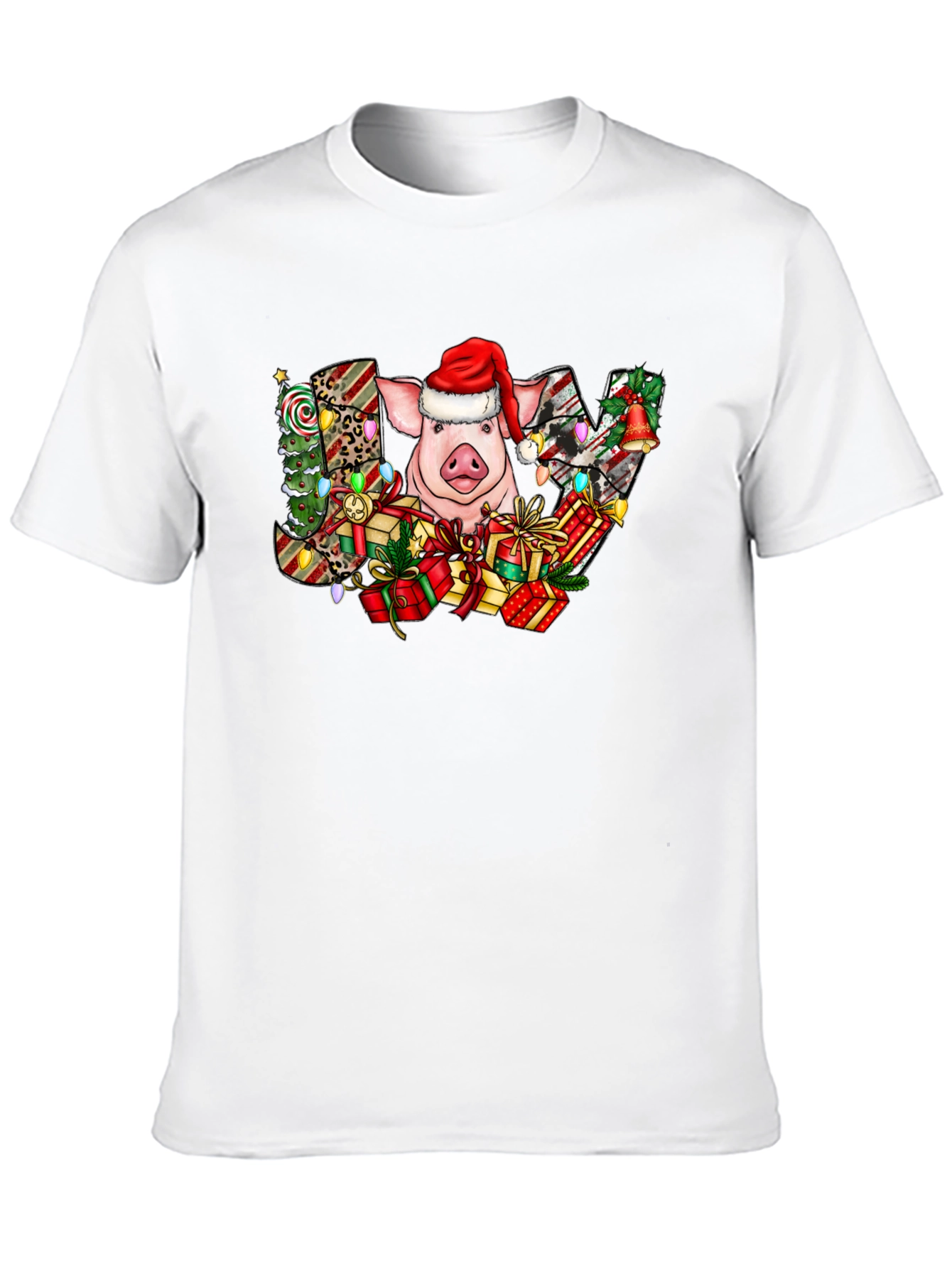 Festive Christmas Pig T-Shirt
