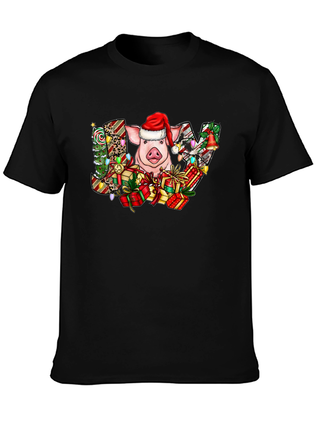 Festive Christmas Pig T-Shirt
