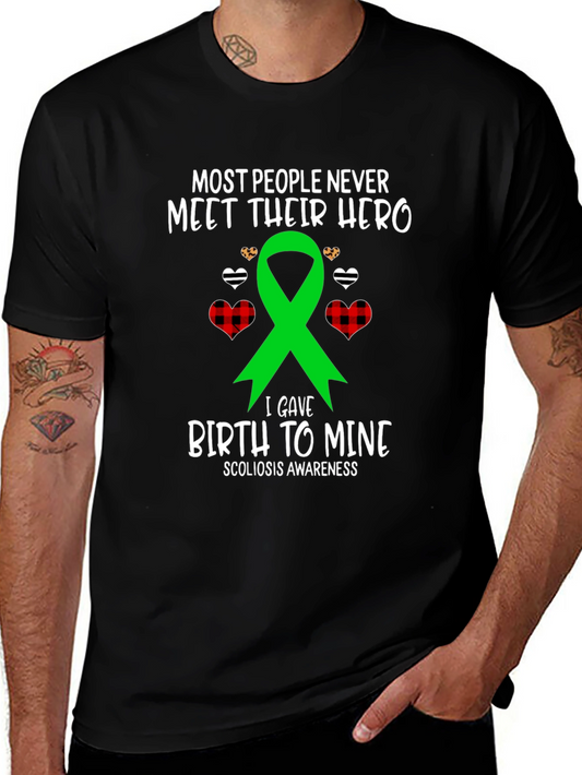 Hero Birth Scoliosis Awareness T-Shirt