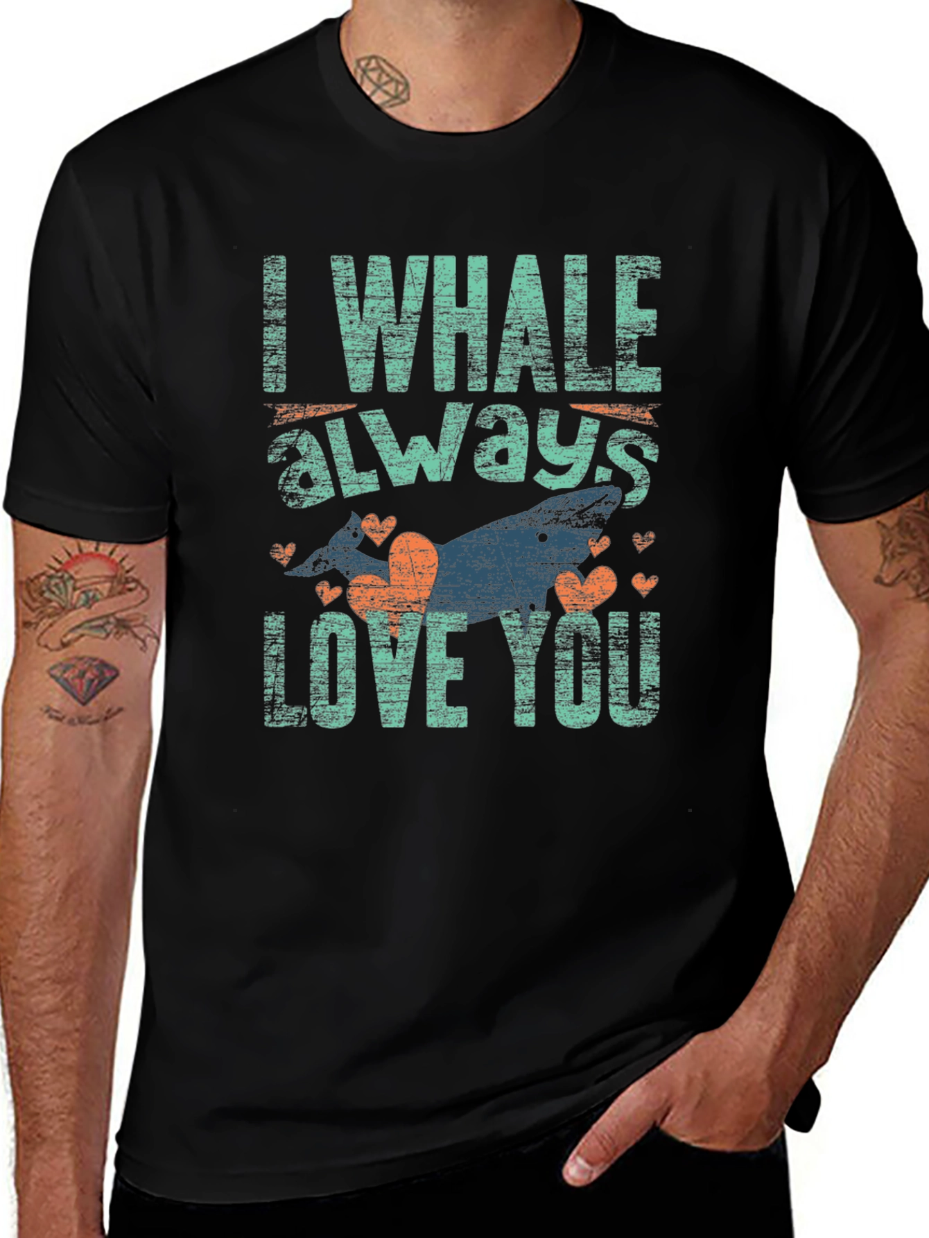 I Whale Always Love You Graphic T-Shirt