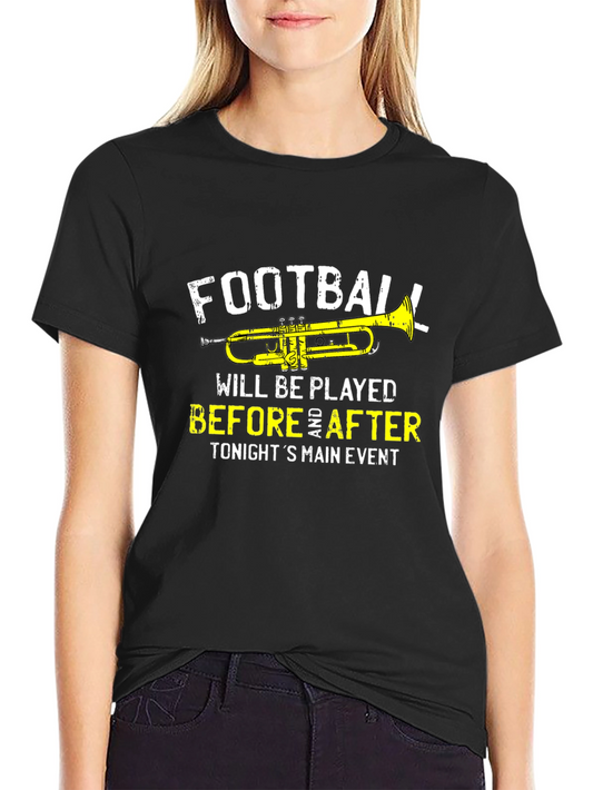 Football Trumpet Graphic Tee - Before & After
