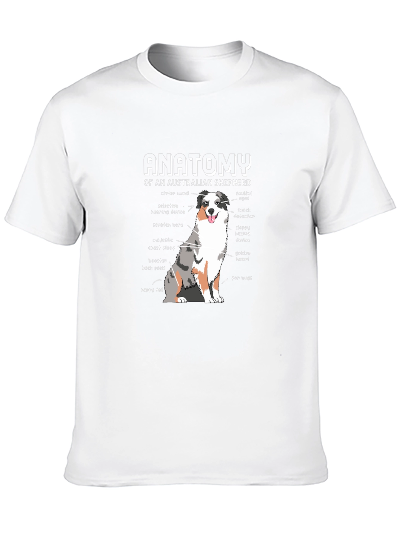 Australian Shepherd Anatomy T-Shirt
