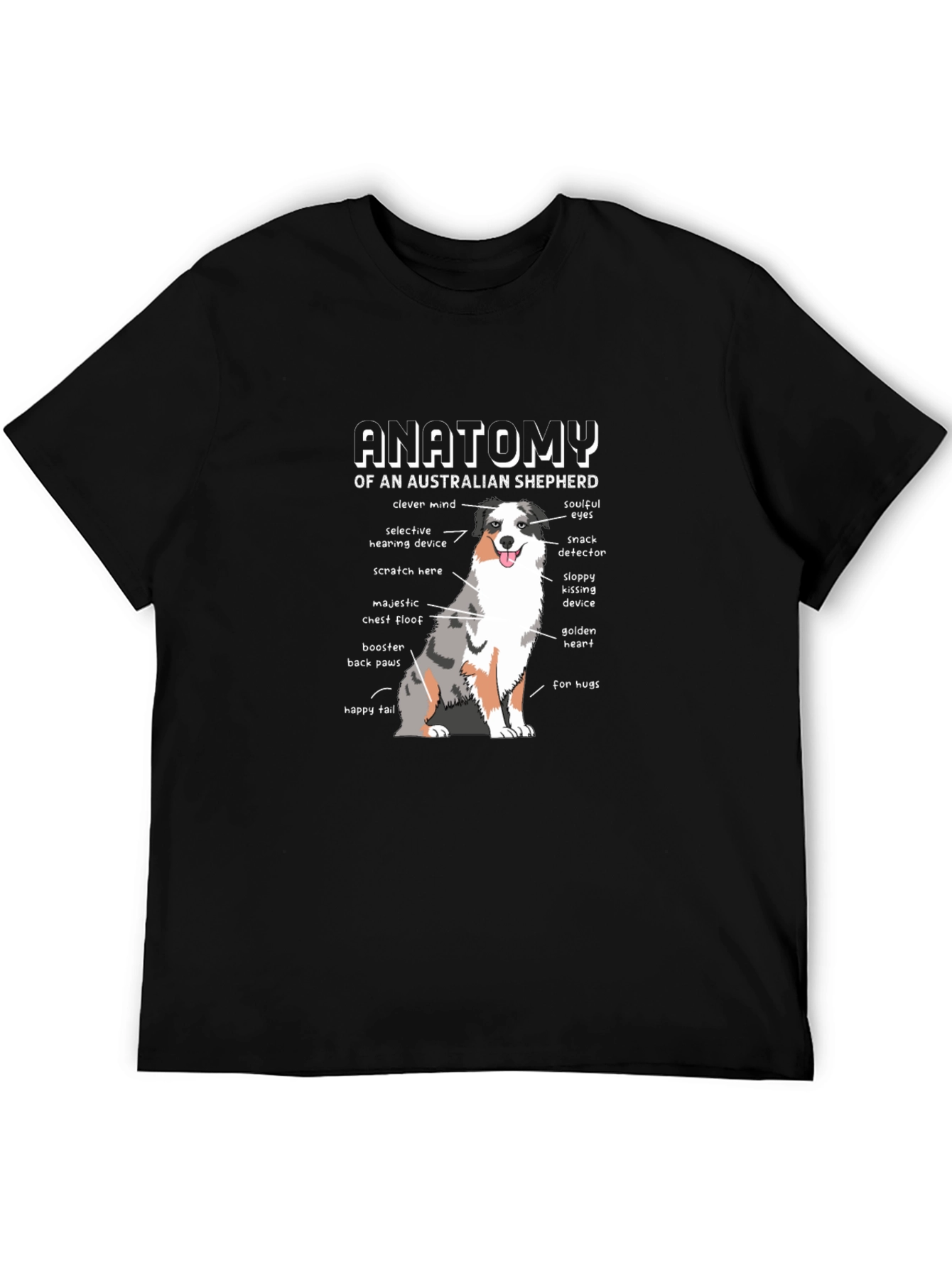 Australian Shepherd Anatomy T-Shirt