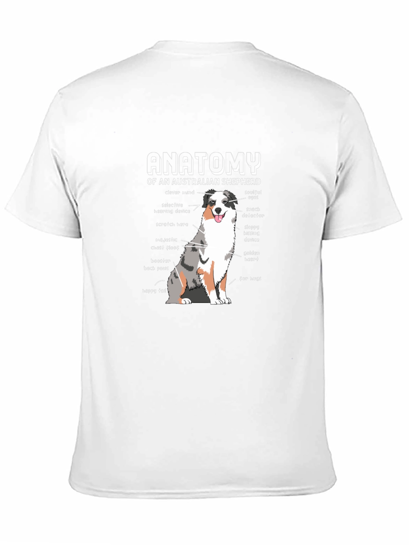 Australian Shepherd Anatomy T-Shirt