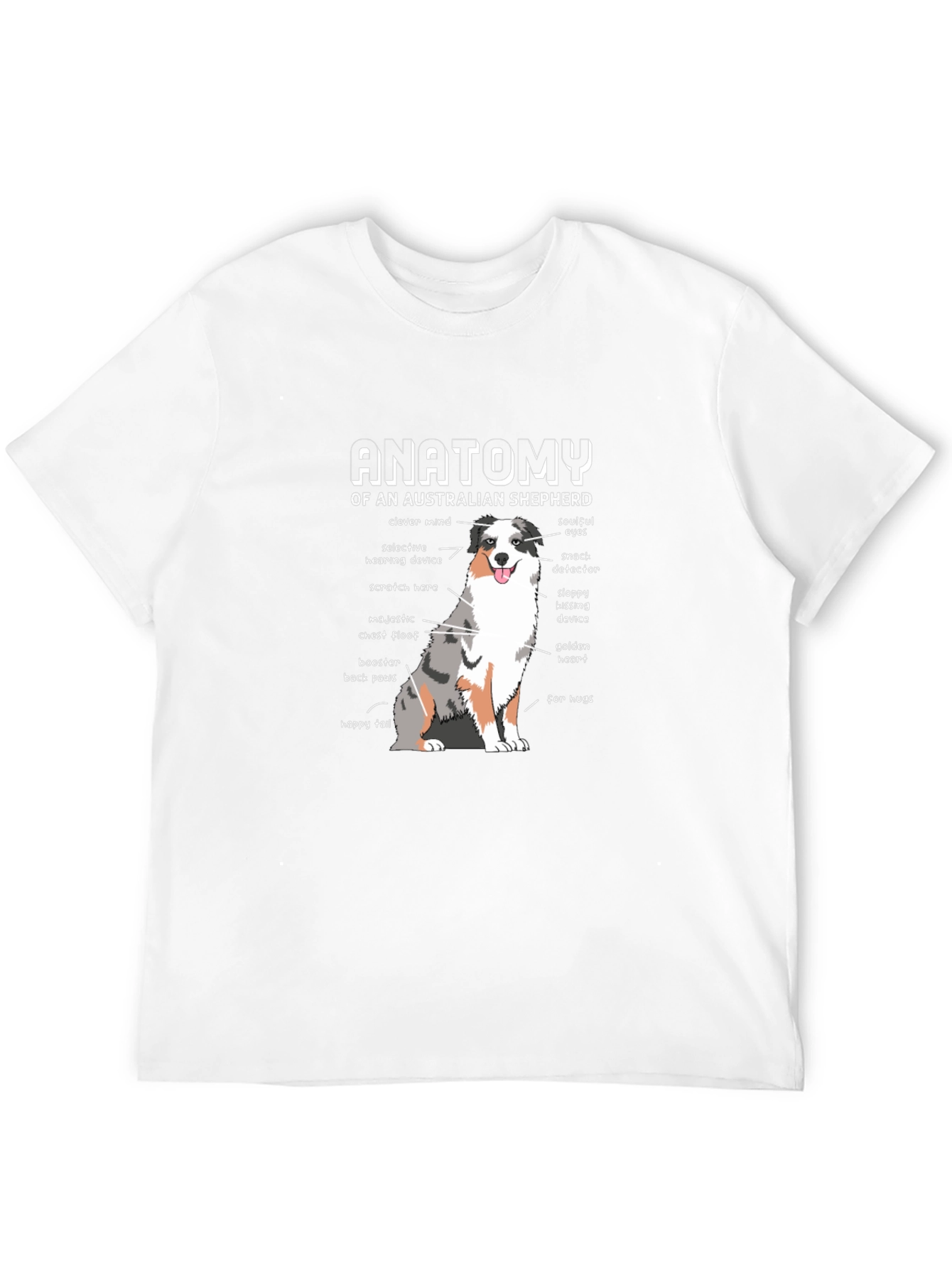 Australian Shepherd Anatomy T-Shirt