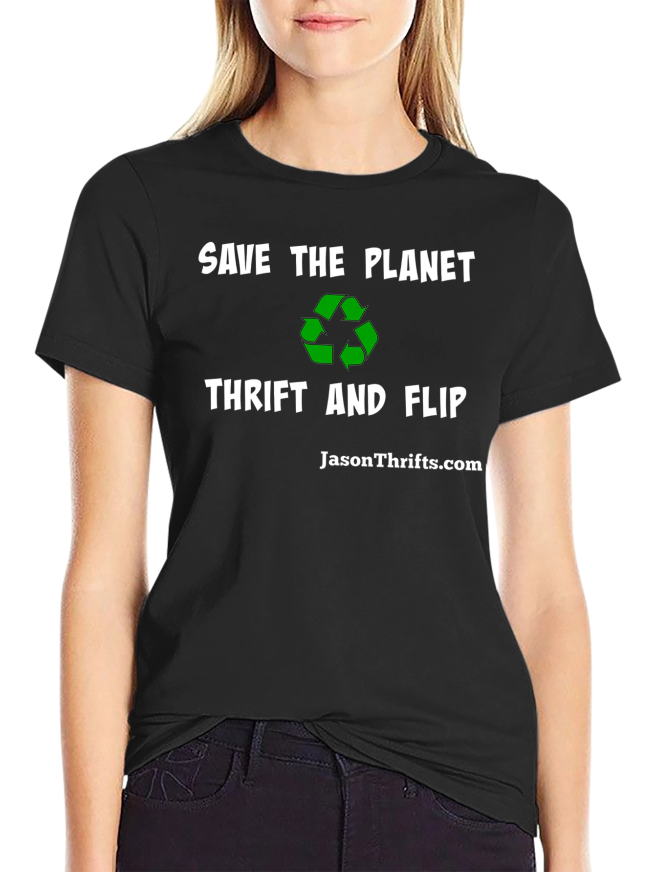 Save the Planet Thrift & Flip T-Shirt