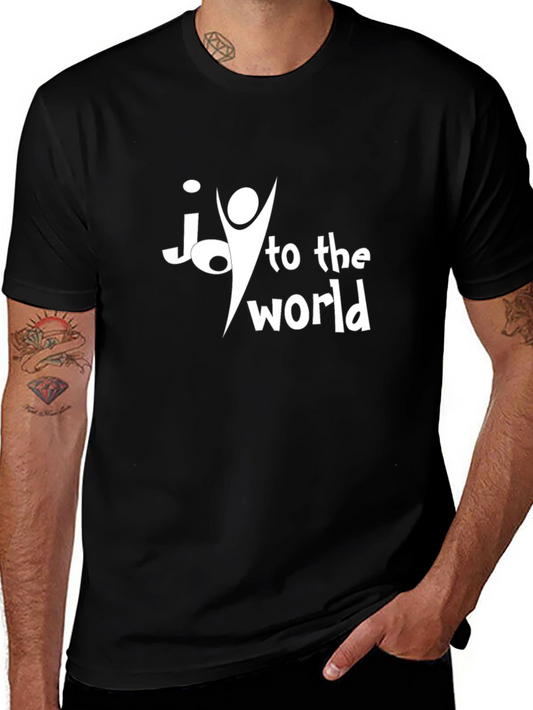 Joy to the World Graphic Tee - Holiday Cheer
