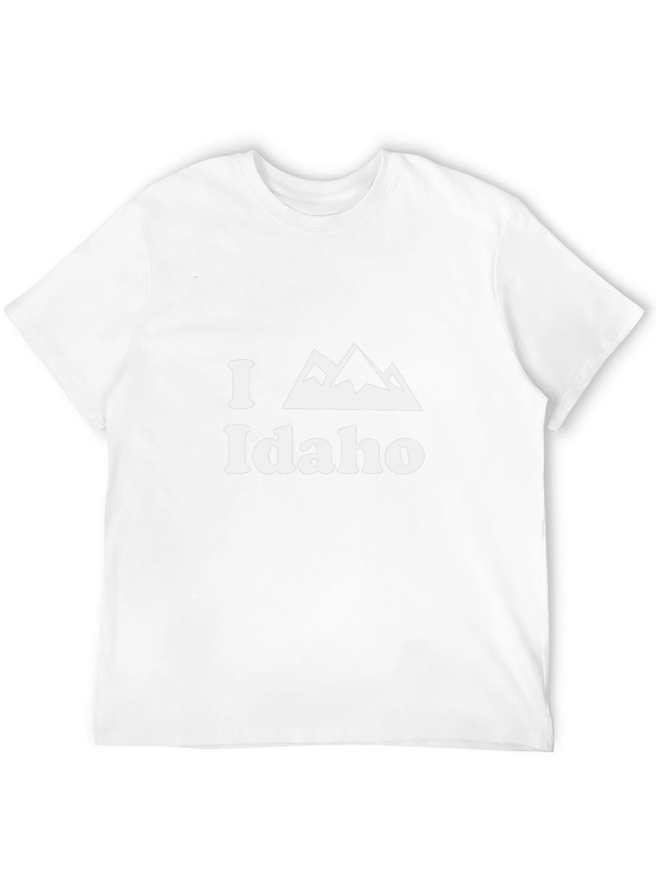 I Love Idaho Mountain Graphic T-Shirt