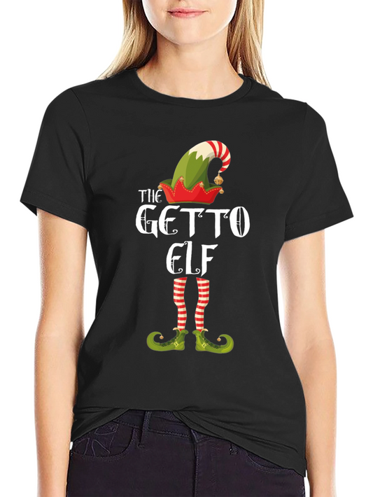 The Getto Elf Funny Christmas T-Shirt