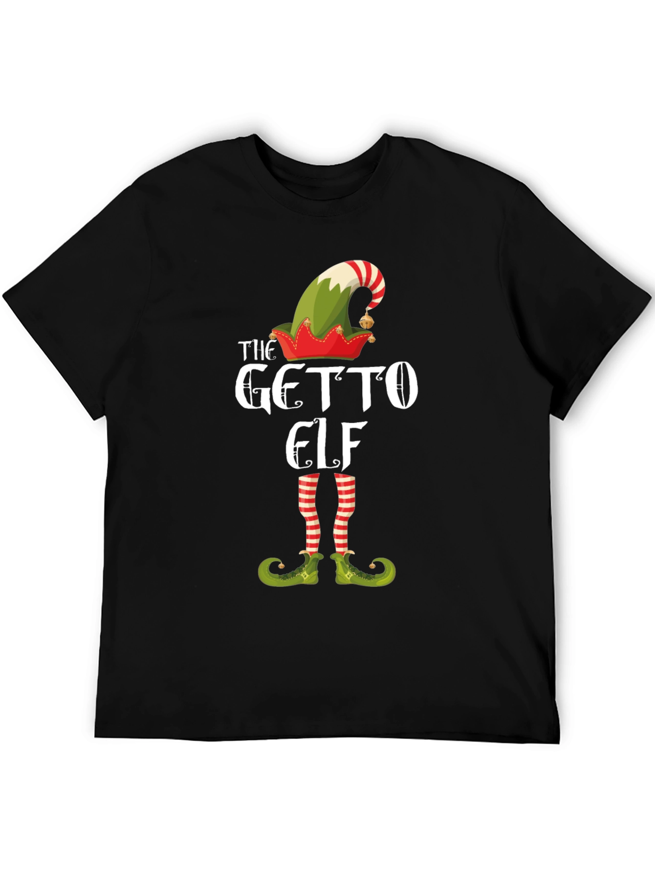The Getto Elf Funny Christmas T-Shirt
