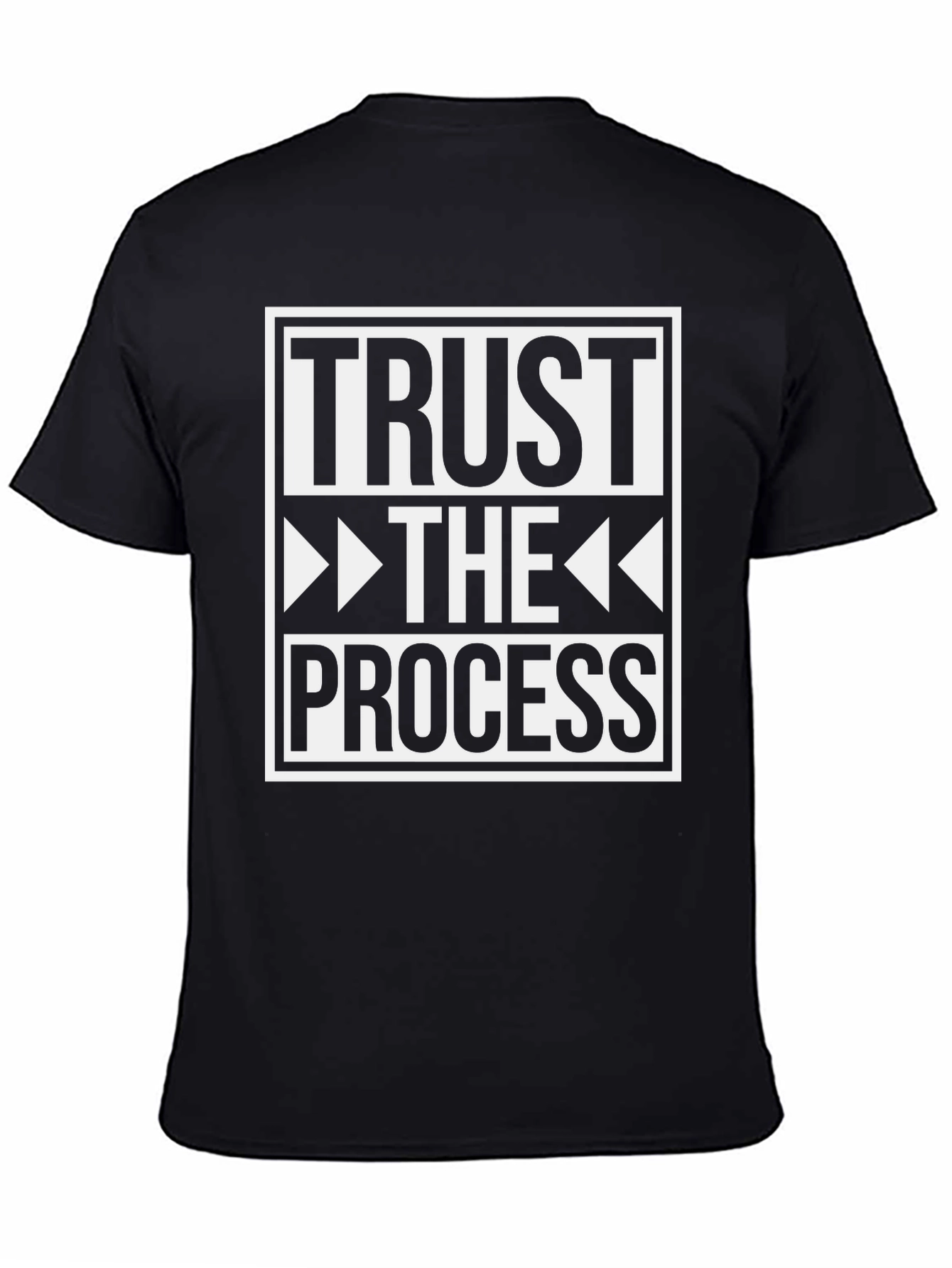 Trust the Process Graphic Tee - Black