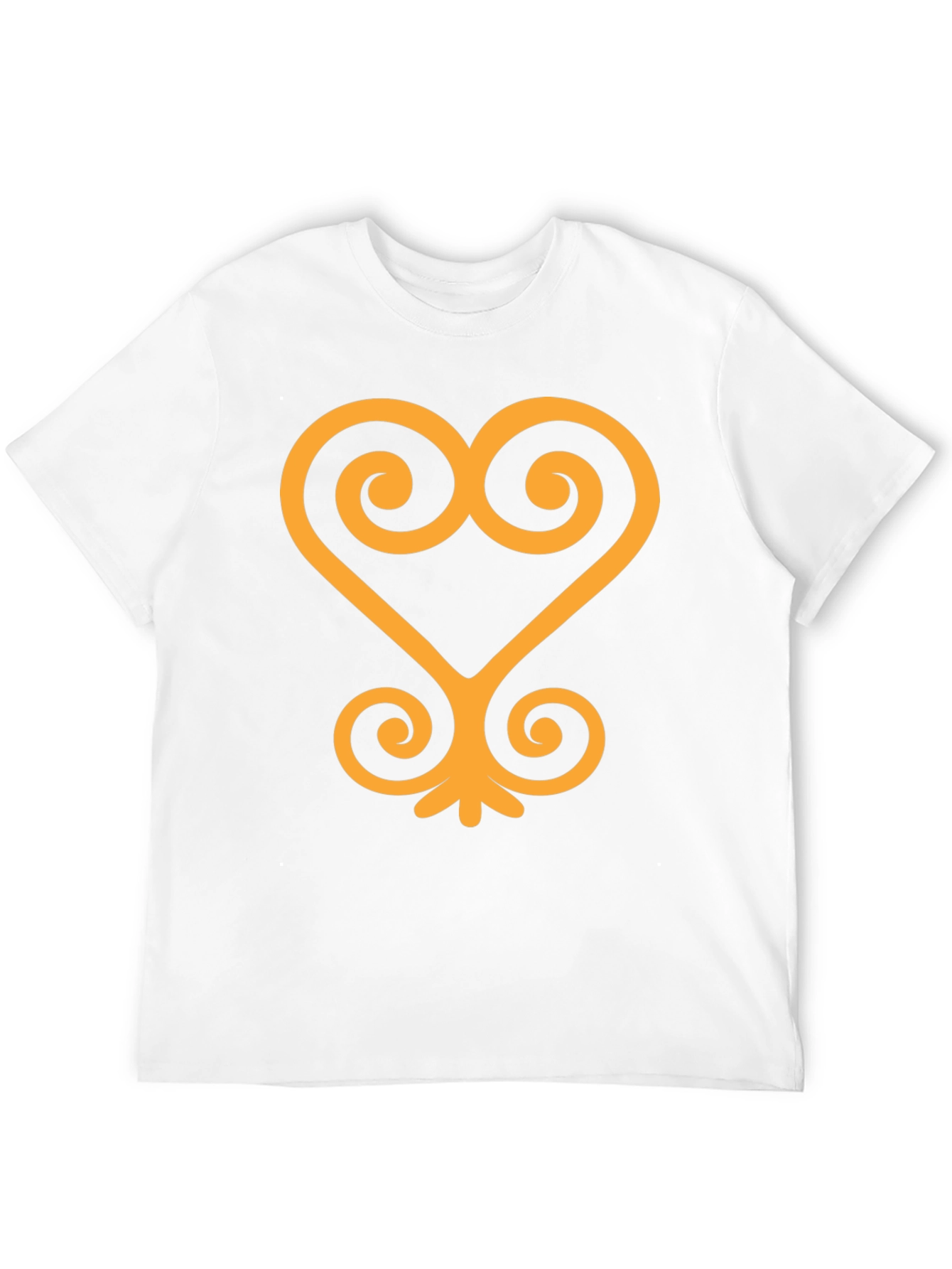 Black T-Shirt with Adinkra Symbol