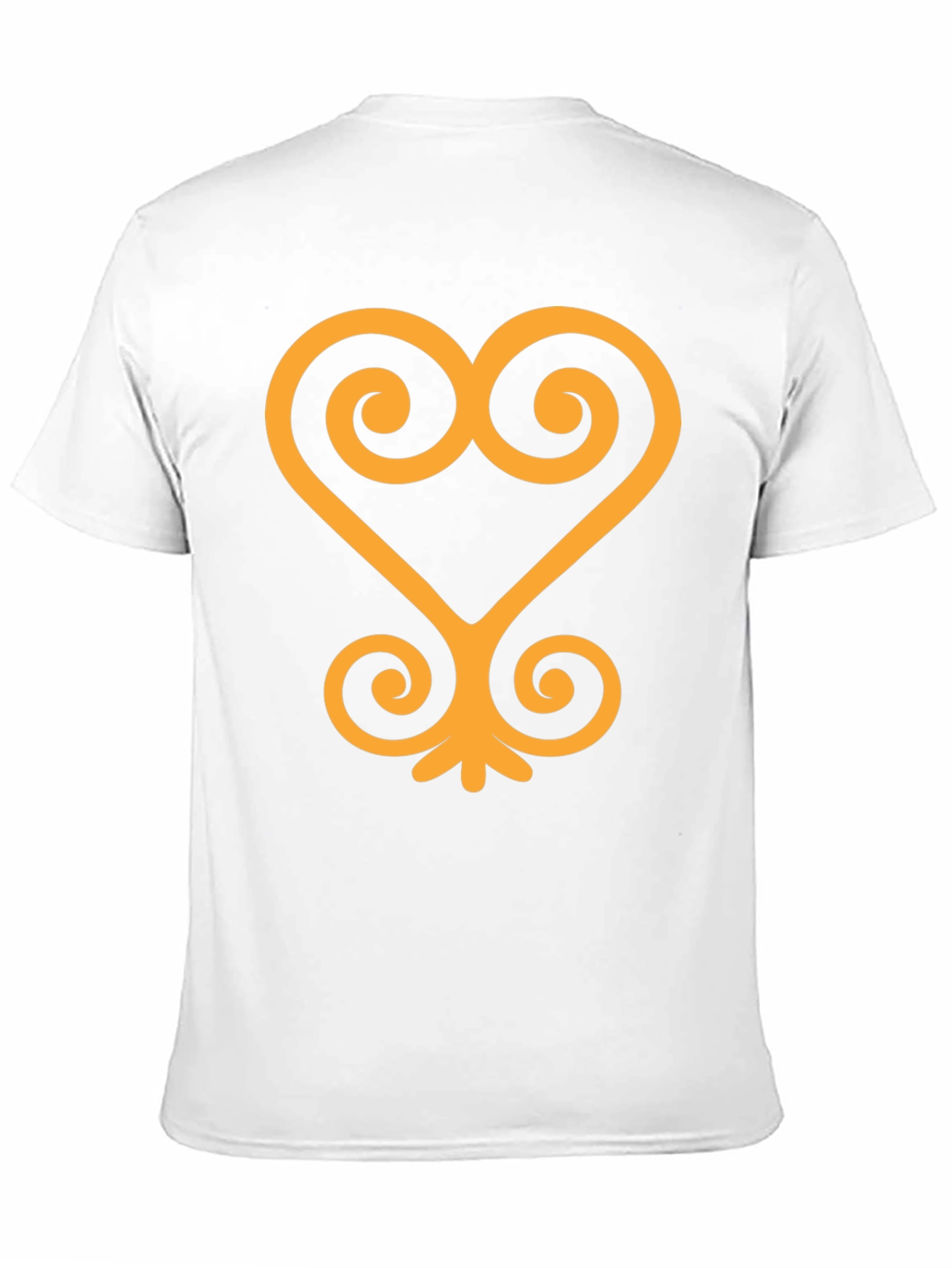 Black T-Shirt with Adinkra Symbol