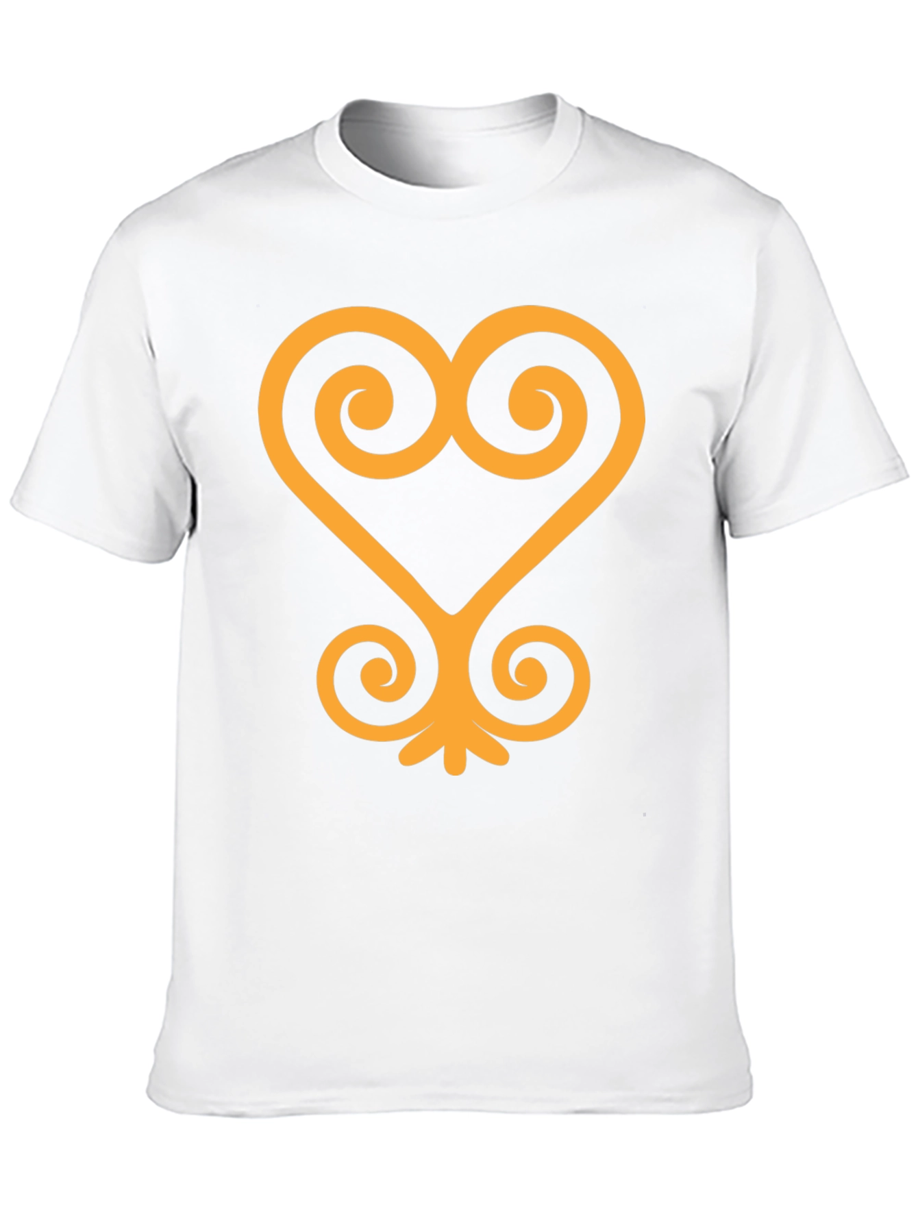Black T-Shirt with Adinkra Symbol