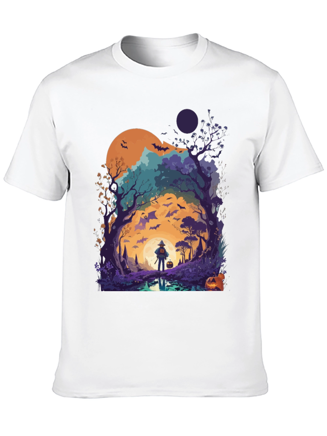 Halloween Nightscape Graphic Tee
