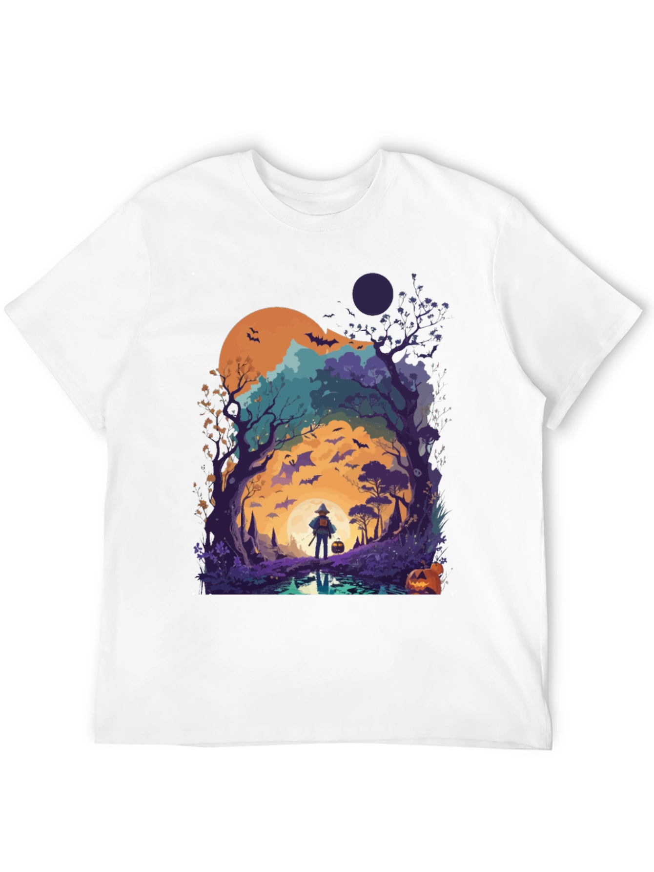 Halloween Nightscape Graphic Tee