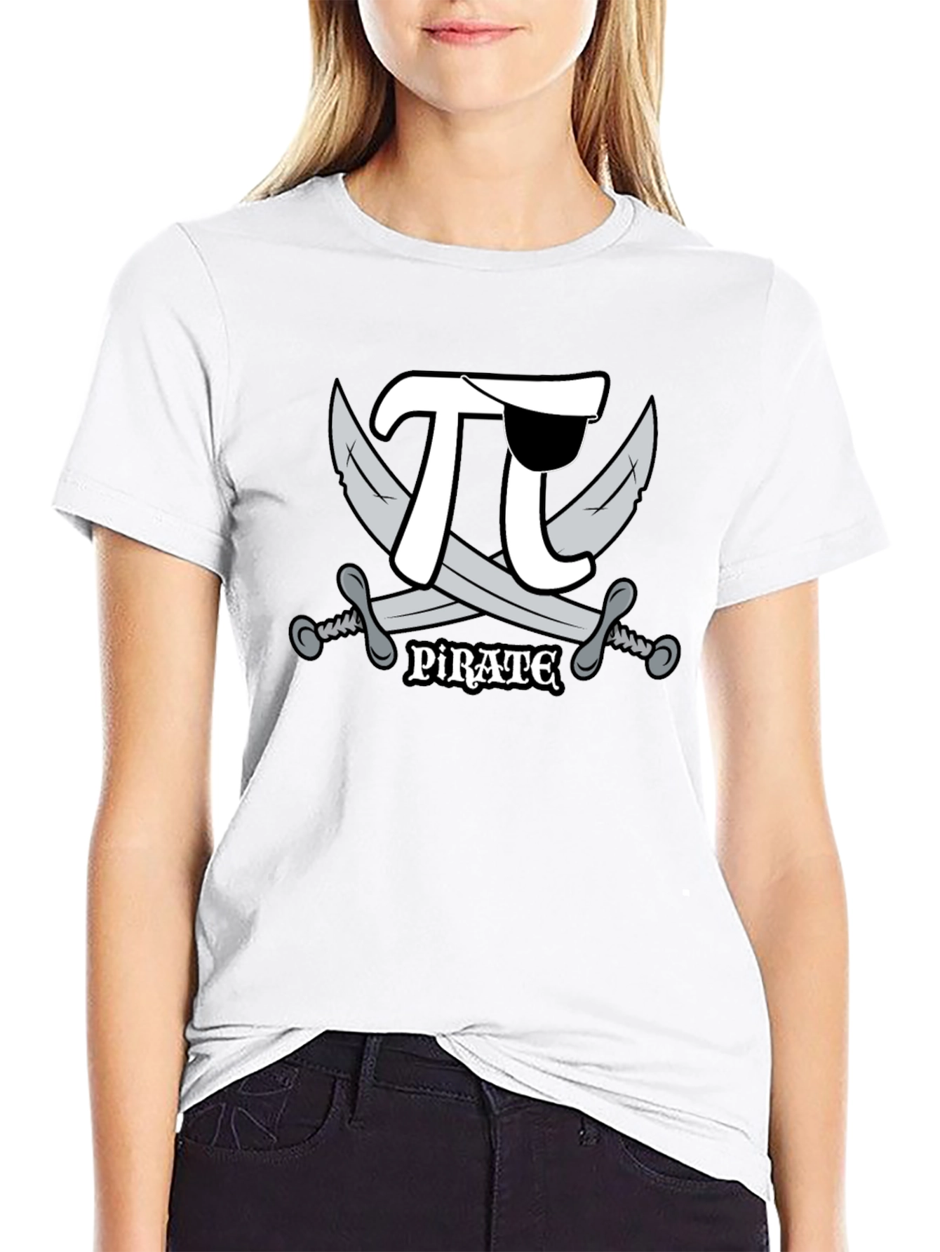 Pi Rate T-Shirt - Math Pirate Pun Tee