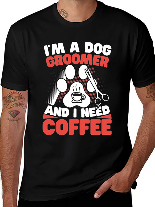 Dog Groomer Coffee T-Shirt