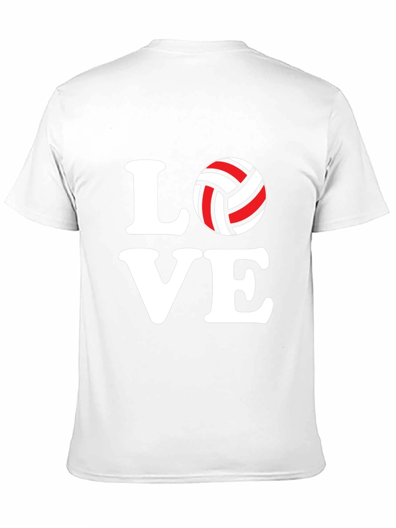 Volleyball Love Graphic Black T-Shirt