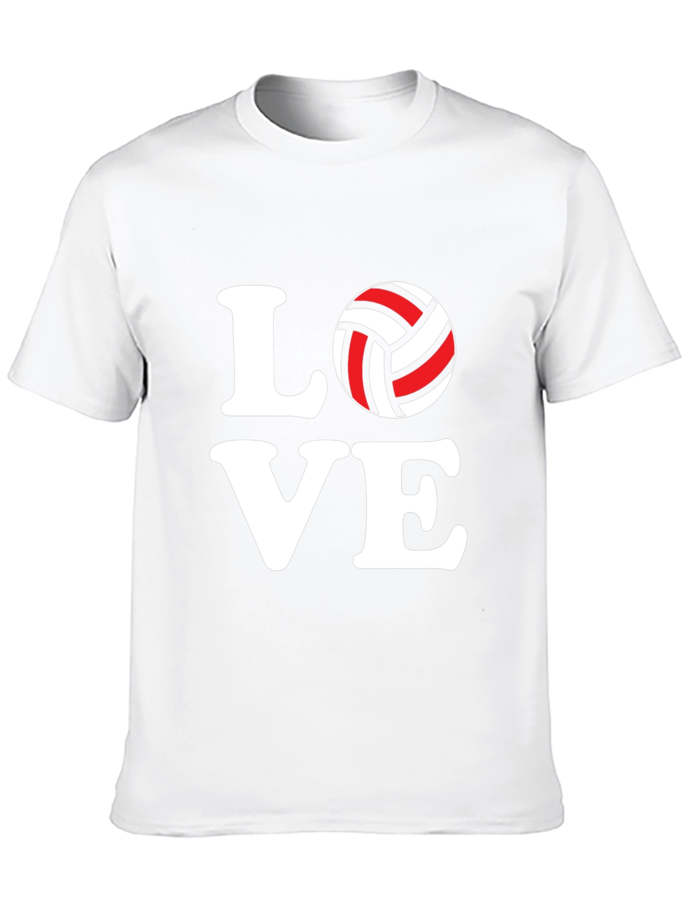 Volleyball Love Graphic Black T-Shirt