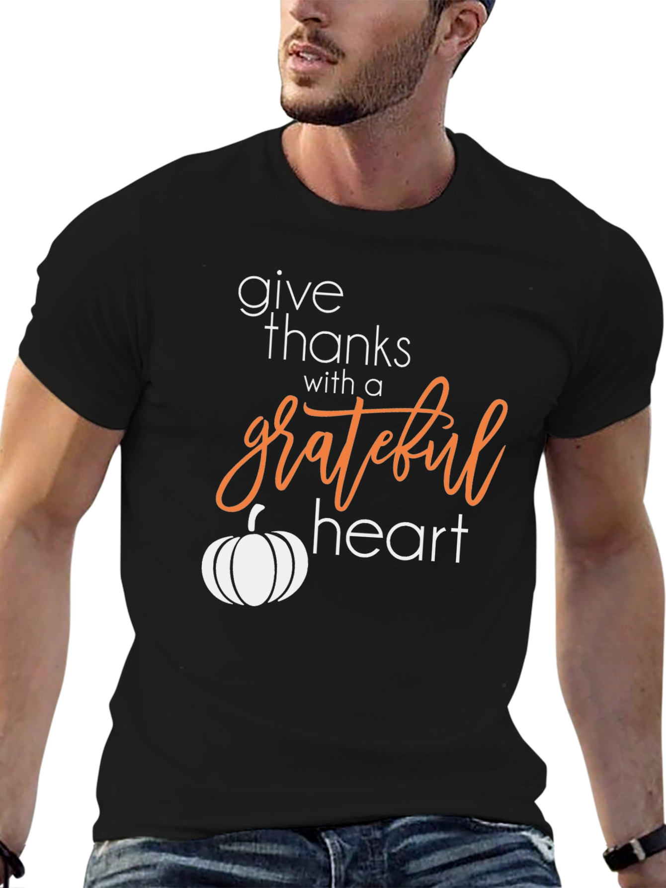 Grateful Heart Thanksgiving T-Shirt