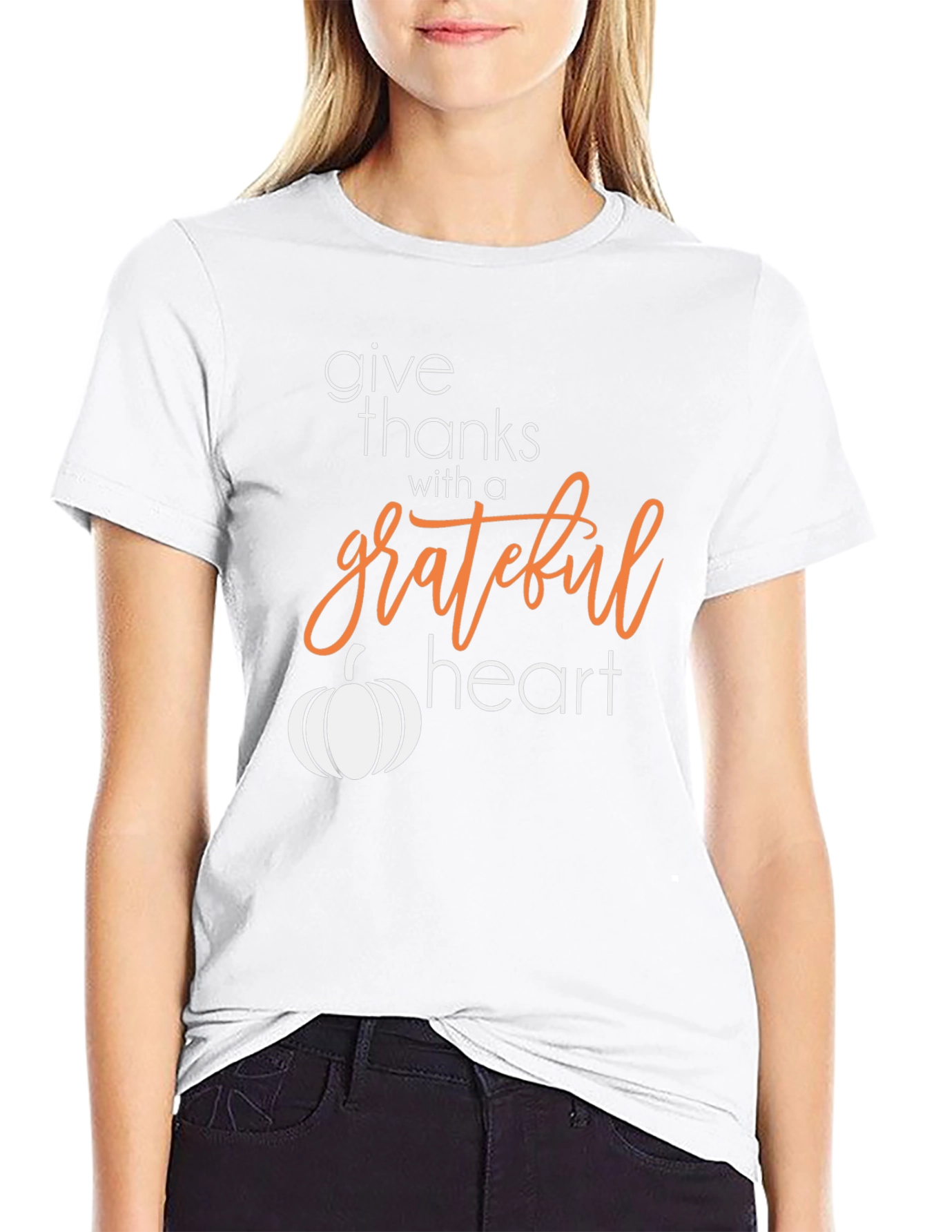 Grateful Heart Thanksgiving T-Shirt
