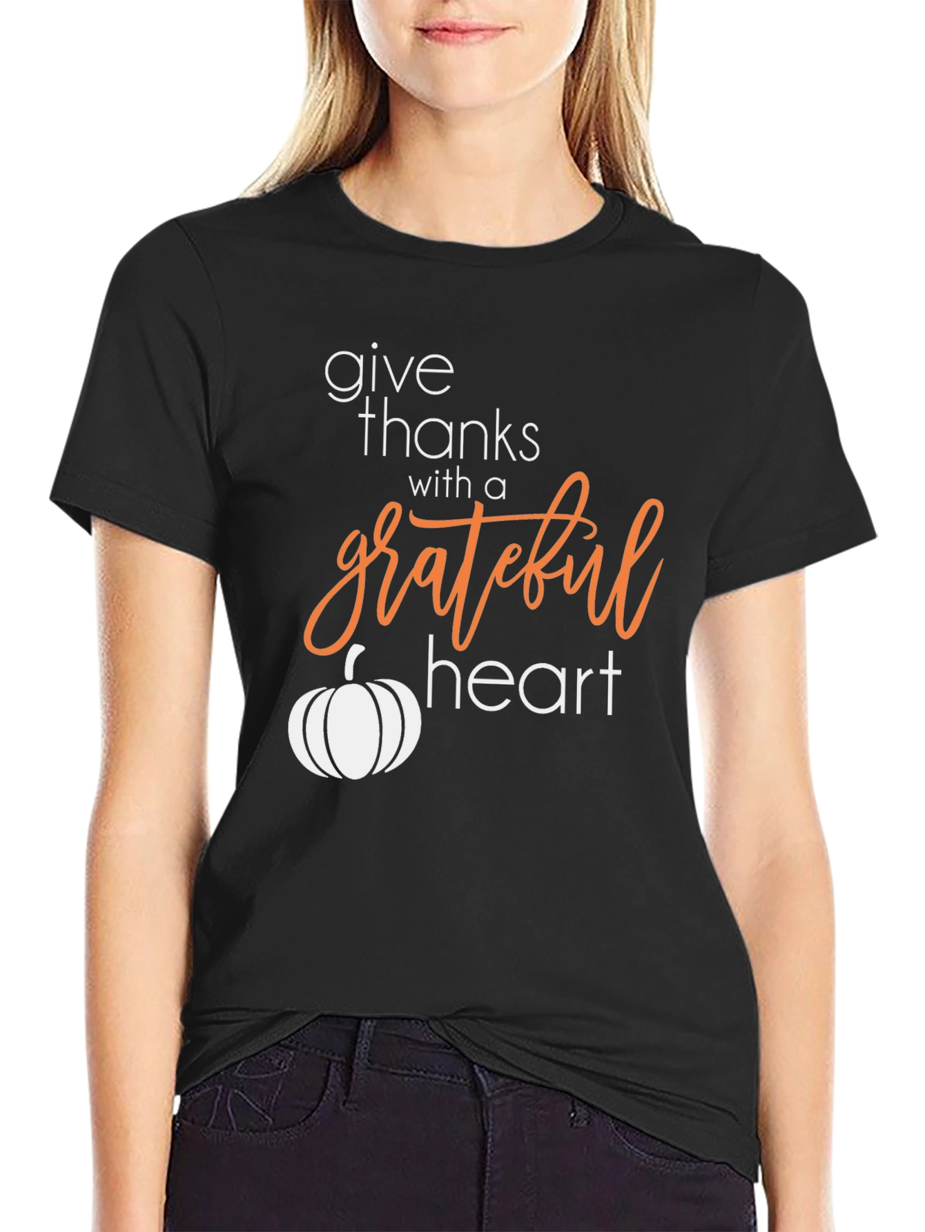 Grateful Heart Thanksgiving T-Shirt