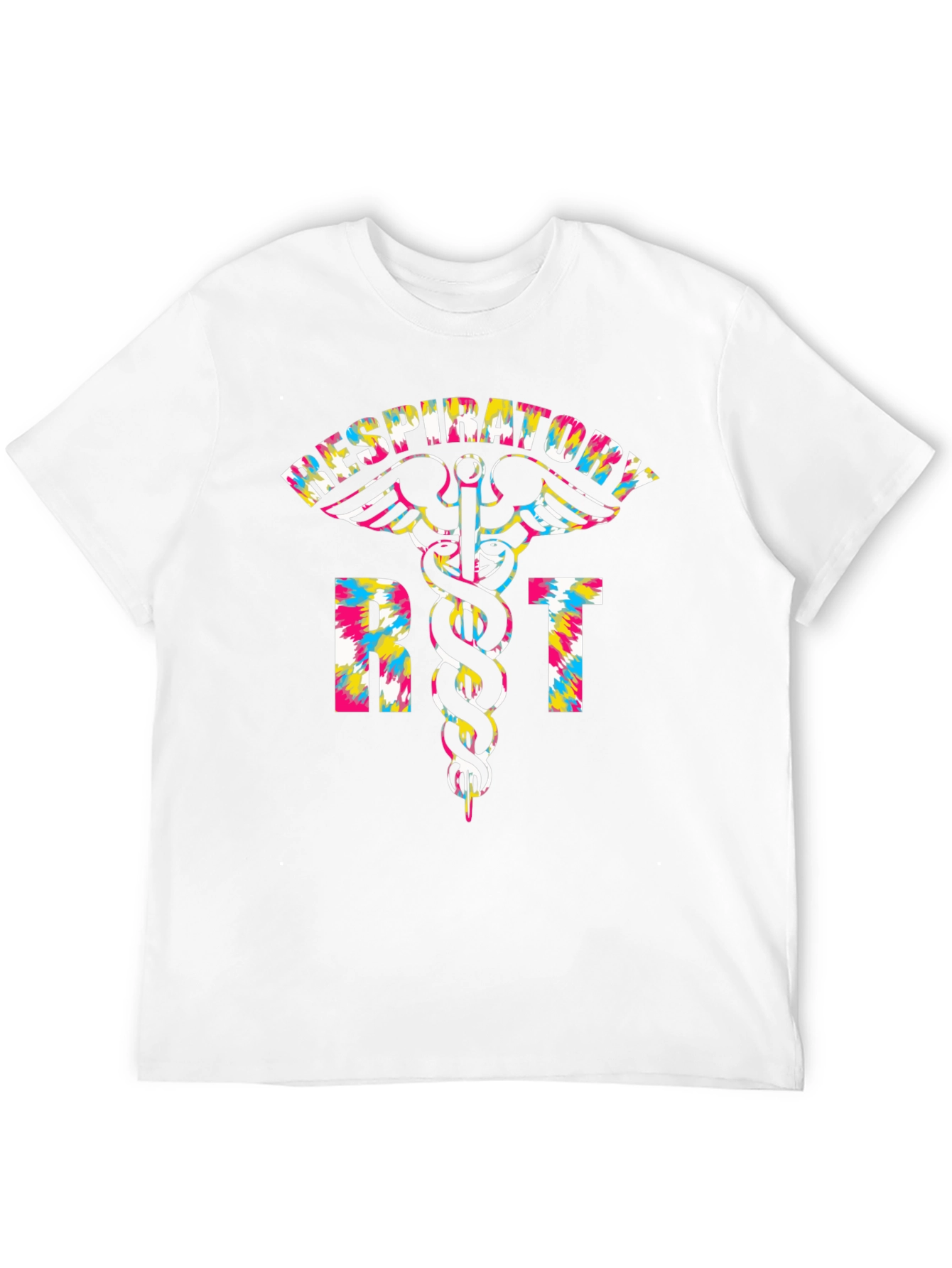 Respiratory Therapist RT Tie Dye Graphic T-Shirt