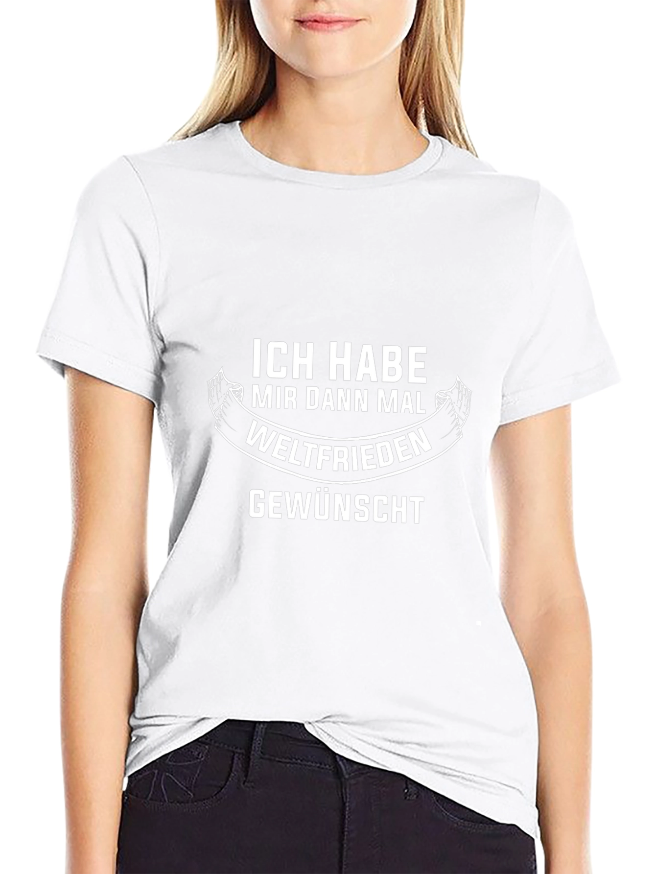 Ich Habe Weltfrieden Gewünscht Funny T-Shirt