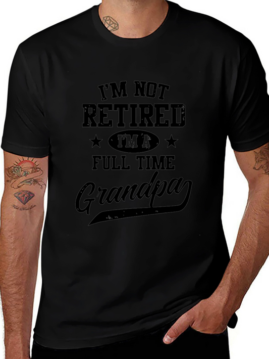 Full Time Grandpa Graphic T-Shirt