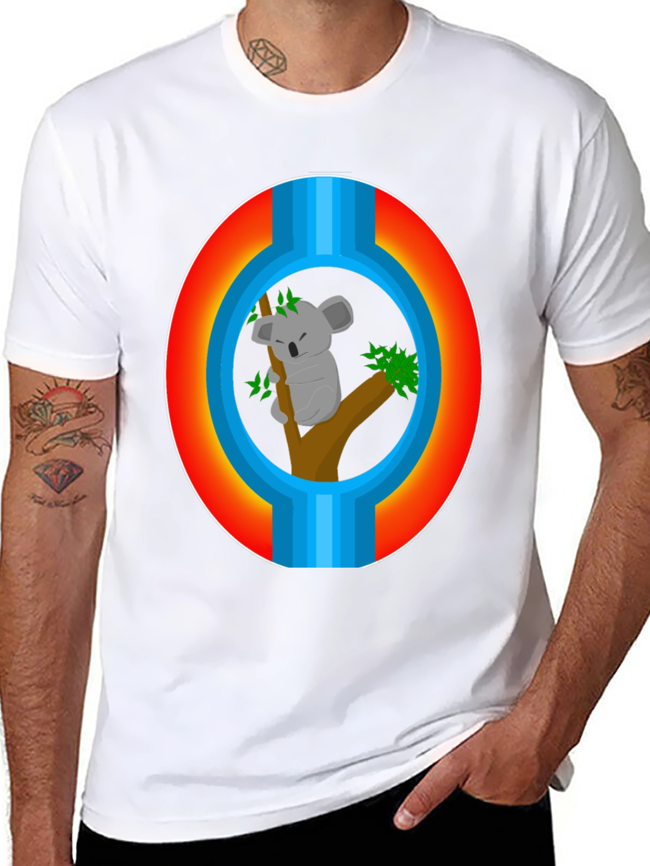 Koala Graphic Tee - Casual Comfort Unique Design