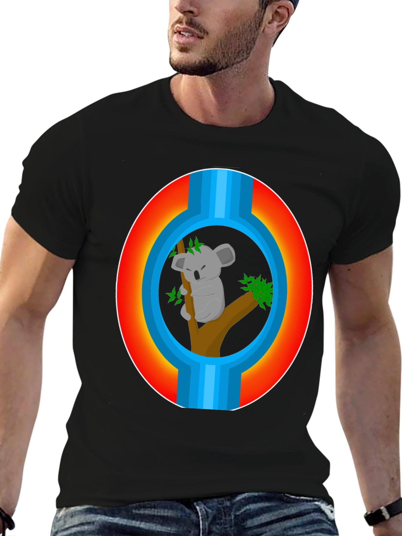 Koala Graphic Tee - Casual Comfort Unique Design