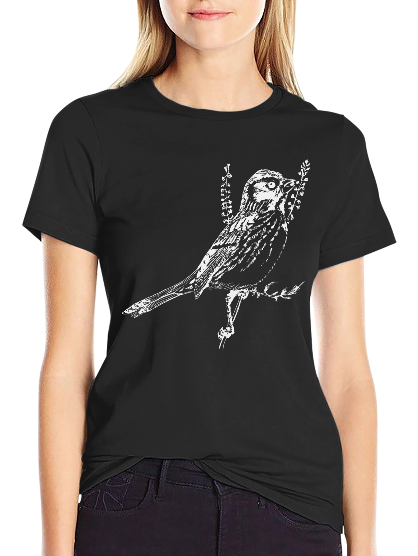Bird Graphic T-Shirt - Cool Casual Tee