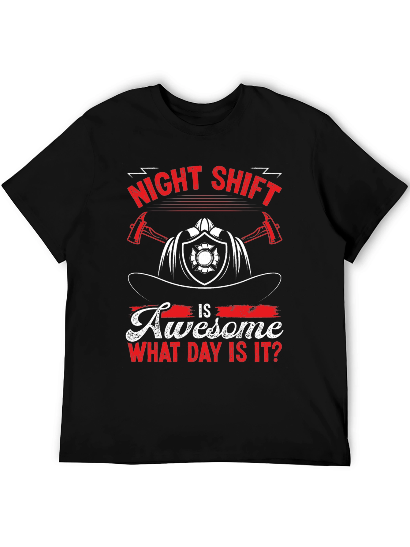 Night Shift Firefighter Graphic Tee