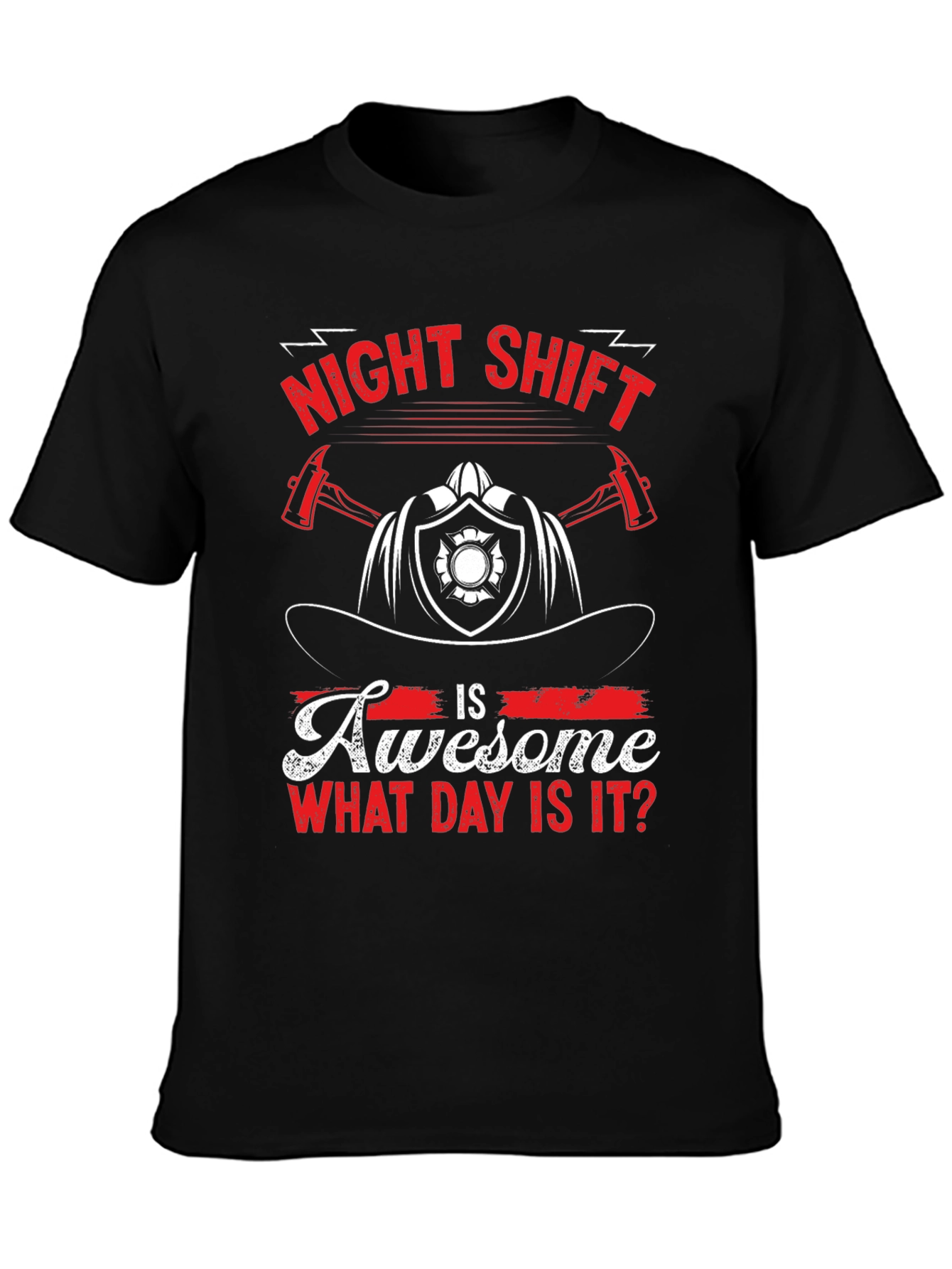 Night Shift Firefighter Graphic Tee