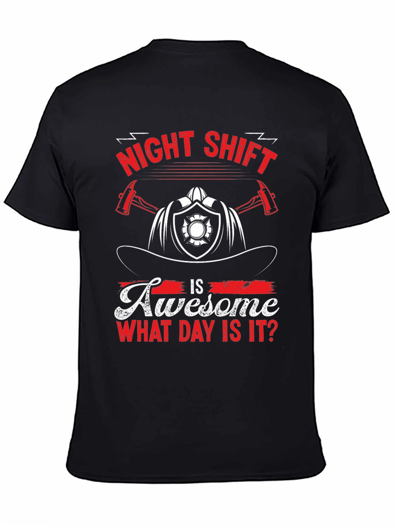 Night Shift Firefighter Graphic Tee