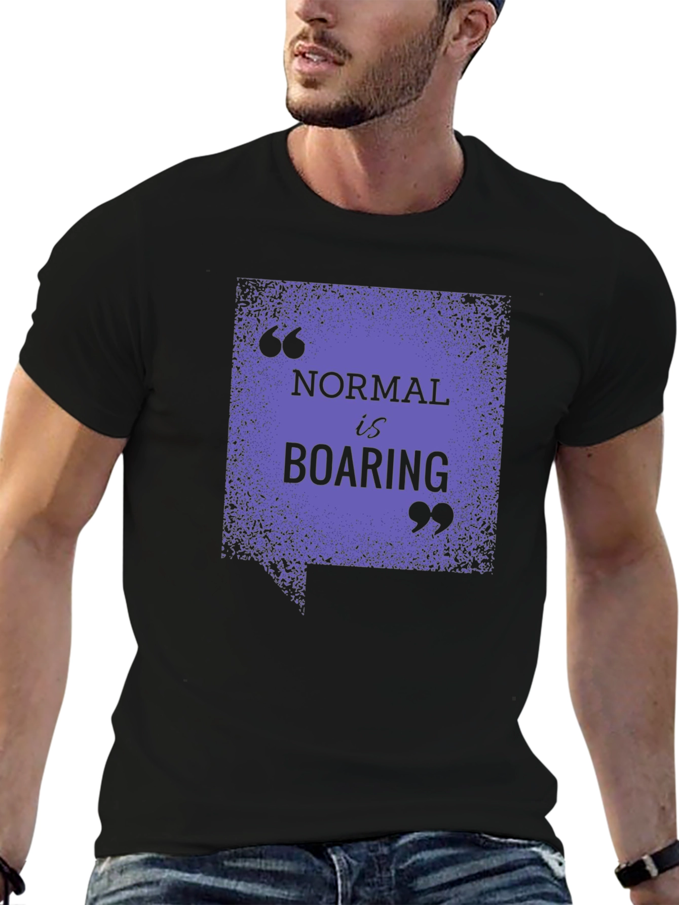 Normal Is Boaring Graphic Tee