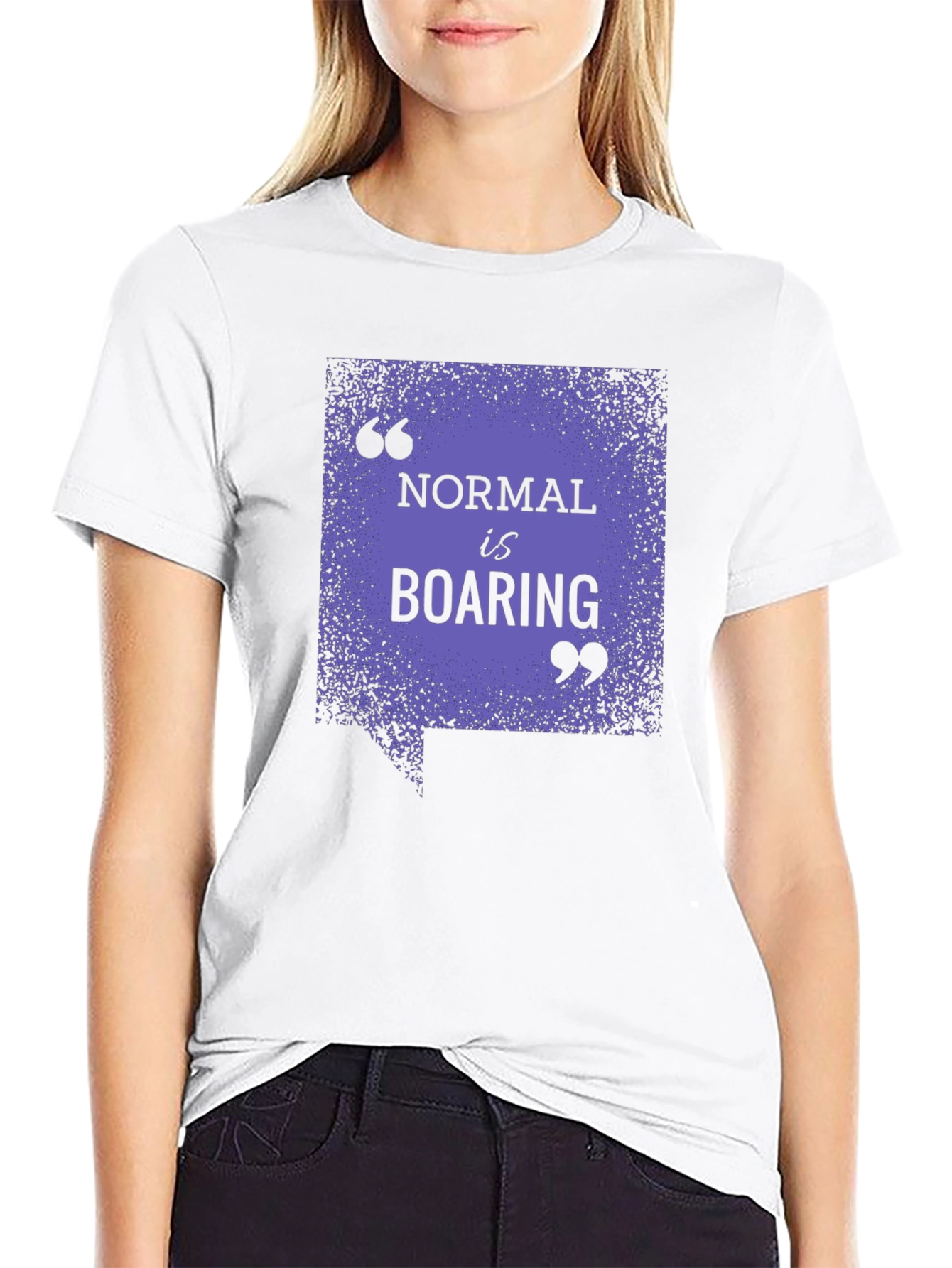 Normal Is Boaring Graphic Tee