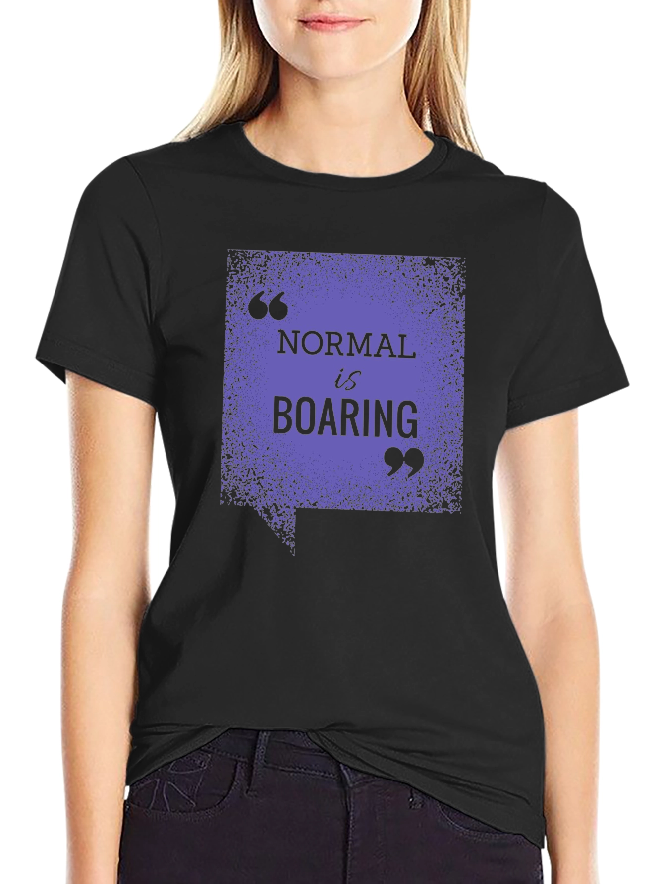 Normal Is Boaring Graphic Tee