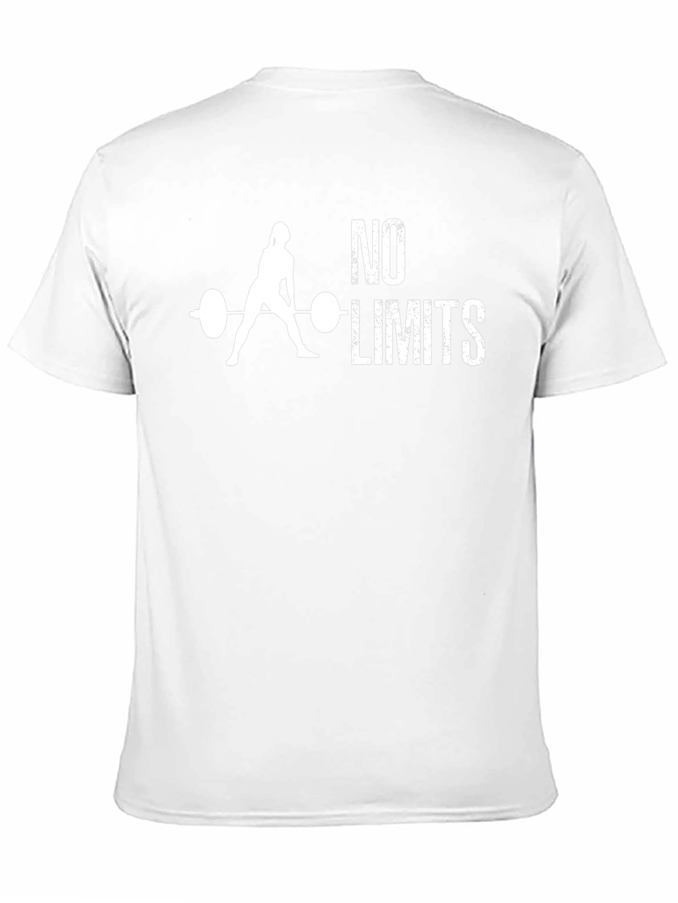 No Limits Gym T-Shirt - Motivational Workout Tee