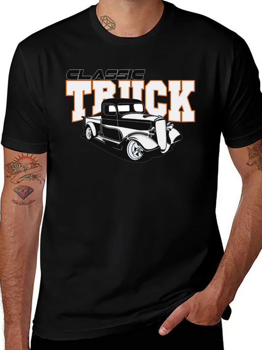 Classic Truck Graphic Tee - Vintage Style