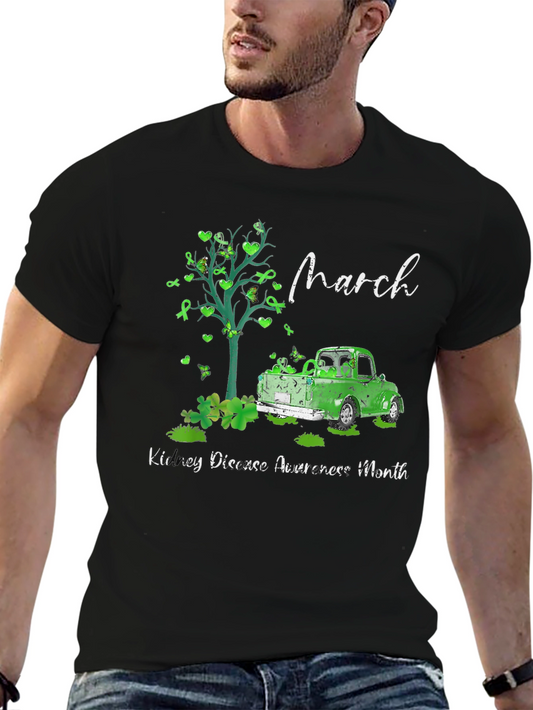 Kidney Disease Awareness Month Black T-Shirt
