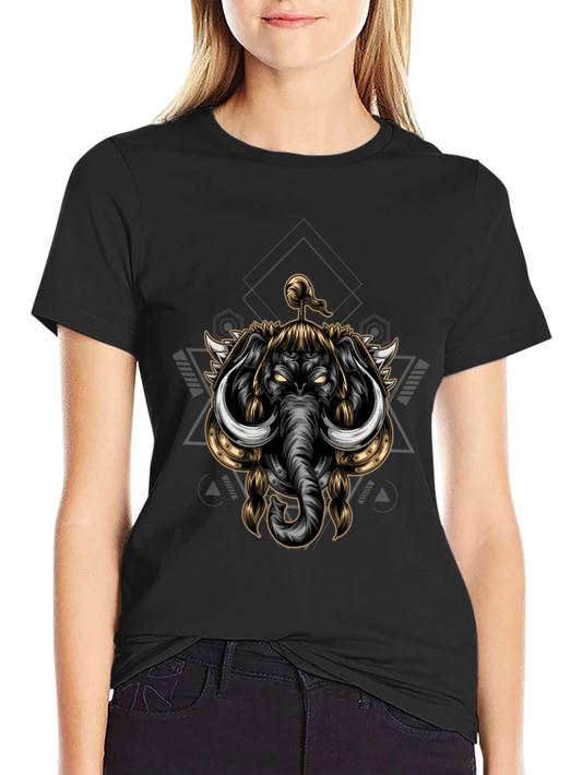 Elephant Warrior Graphic T-Shirt