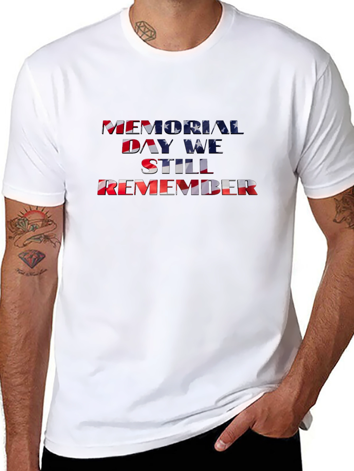 Memorial Day American Flag T-Shirt