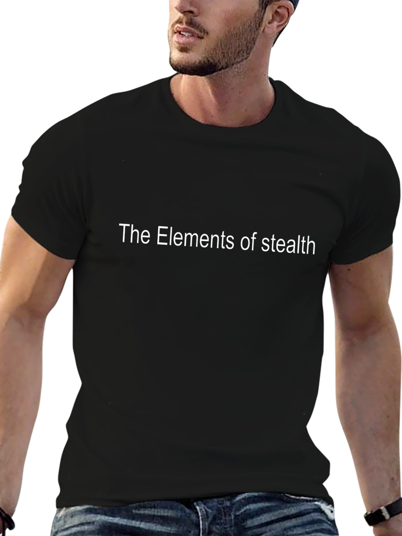 Elements of Stealth T-Shirt - Sleek Black Tee